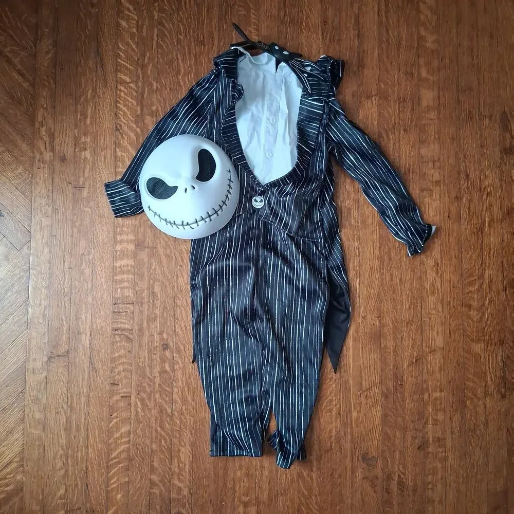 Spirit Halloween Jack Skellington costume 3t 4t  Nightmare Before Christmas